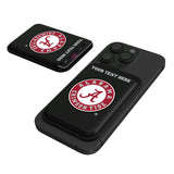 University of Alabama Crimson Tide Personalized Insignia Black Magnetic Credit Card Wallet