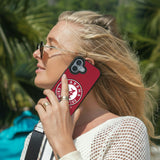 University of Alabama Crimson Tide Personalized Stripe Bump Phone Case for Apple iPhone