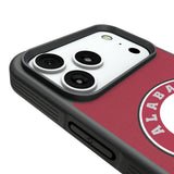 University of Alabama Crimson Tide Personalized Stripe Bump Phone Case for Apple iPhone
