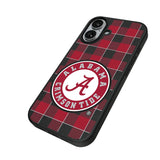 University of Alabama Crimson Tide Plaid MagSafe Compatible Phone Case for Apple iPhone