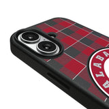 University of Alabama Crimson Tide Plaid MagSafe Compatible Phone Case for Apple iPhone