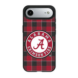 University of Alabama Crimson Tide Plaid MagSafe Compatible Phone Case for Apple iPhone