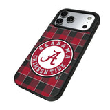 University of Alabama Crimson Tide Plaid MagSafe Compatible Phone Case for Apple iPhone