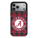 University of Alabama Crimson Tide Plaid MagSafe Compatible Phone Case for Apple iPhone
