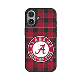 University of Alabama Crimson Tide Plaid MagSafe Compatible Phone Case for Apple iPhone