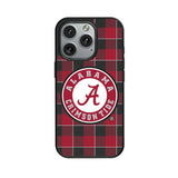 University of Alabama Crimson Tide Plaid MagSafe Compatible Phone Case for Apple iPhone