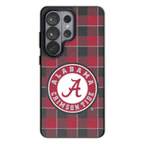 University of Alabama Crimson Tide Plaid MagSafe Compatible Phone Case for Samsung Galaxy