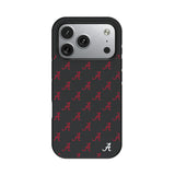 University of Alabama Crimson Tide Script A Fashion Pattern Bump Phone Case for Apple iPhone