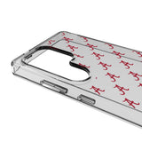 University of Alabama Crimson Tide Script A Fashion Pattern Clear Phone Case for Samsung Galaxy