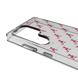 University of Alabama Crimson Tide Script A Fashion Pattern Clear Phone Case for Samsung Galaxy