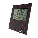 University of Alabama Crimson Tide Script A Fashion Pattern Wall Clock