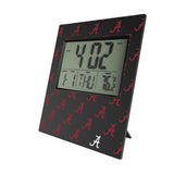 University of Alabama Crimson Tide Script A Fashion Pattern Wall Clock