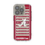 University of Alabama Crimson Tide Script A Field Clear Phone Case for Apple iPhone