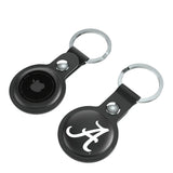 University of Alabama Crimson Tide Script A Insignia Black Airtag Holder 2-Pack