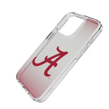 University of Alabama Crimson Tide Script A Linen Clear Phone Case for Apple iPhone