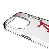 University of Alabama Crimson Tide Script A Linen Clear Phone Case for Apple iPhone