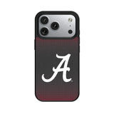 University of Alabama Crimson Tide Script A Linen MagSafe Compatible Phone Case for Apple iPhone