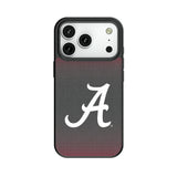 University of Alabama Crimson Tide Script A Linen MagSafe Compatible Phone Case for Apple iPhone