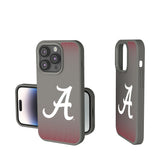 University of Alabama Crimson Tide Script A Linen Soft Touch Phone Case for Apple iPhone