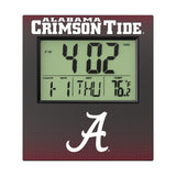 University of Alabama Crimson Tide Script A Linen Wall Clock