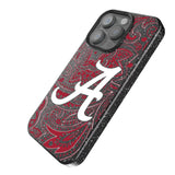 University of Alabama Crimson Tide Script A Paisley Black Bling Phone Case for Apple iPhone