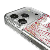 University of Alabama Crimson Tide Script A Paisley Glitter Phone Case for Apple iPhone