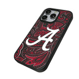 University of Alabama Crimson Tide Script A Paisley MagSafe Compatible Phone Case for Apple iPhone
