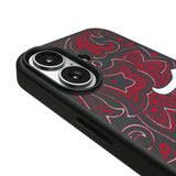 University of Alabama Crimson Tide Script A Paisley MagSafe Compatible Phone Case for Apple iPhone