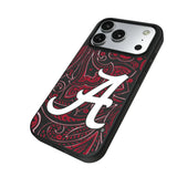 University of Alabama Crimson Tide Script A Paisley MagSafe Compatible Phone Case for Apple iPhone
