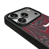 University of Alabama Crimson Tide Script A Paisley MagSafe Compatible Phone Case for Apple iPhone