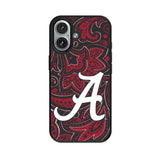 University of Alabama Crimson Tide Script A Paisley MagSafe Compatible Phone Case for Apple iPhone