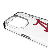University of Alabama Crimson Tide Script A Personalized EndZone Plus Clear Phone Case for Apple iPhone