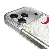 University of Alabama Crimson Tide Script A Personalized EndZone Plus Glitter Phone Case for Apple iPhone