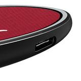 University of Alabama Crimson Tide Script A Personalized Endzone Solid 15-Watt Wireless Charger