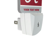 University of Alabama Crimson Tide Script A Personalized Endzone Solid Night Light 2-Pack