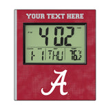 University of Alabama Crimson Tide Script A Personalized Hatch Wall Clock
