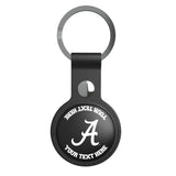 University of Alabama Crimson Tide Script A Personalized Insignia Black Airtag Holder