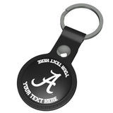 University of Alabama Crimson Tide Script A Personalized Insignia Black Airtag Holder