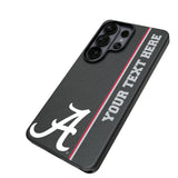 University of Alabama Crimson Tide Script A Personalized Sidebard MagSafe Compatible Phone Case for Samsung Galaxy