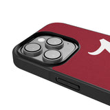 University of Alabama Crimson Tide Script A Personalized Stripe Bump Phone Case for Apple iPhone