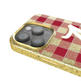 University of Alabama Crimson Tide Script A Plaid Bling Phone Case for Apple iPhone