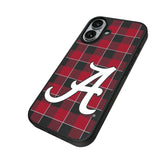 University of Alabama Crimson Tide Script A Plaid MagSafe Compatible Phone Case for Apple iPhone