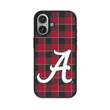 University of Alabama Crimson Tide Script A Plaid MagSafe Compatible Phone Case for Apple iPhone