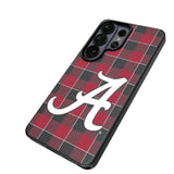 University of Alabama Crimson Tide Script A Plaid MagSafe Compatible Phone Case for Samsung Galaxy