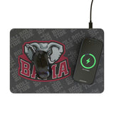 University of Alabama Crimson Tide Script A Quadtile 15-Watt Wireless Charger and Mouse Pad