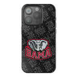 University of Alabama Crimson Tide Script A Quadtile Black Bling Phone Case for Apple iPhone