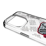 University of Alabama Crimson Tide Script A Quadtile Clear Phone Case for Apple iPhone