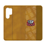 University of Alabama Crimson Tide Script A Quadtile Folio Phone Case for Samsung Galaxy