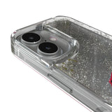 University of Alabama Crimson Tide Script A Quadtile Glitter Phone Case for Apple iPhone