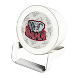 University of Alabama Crimson Tide Script A Quadtile Night Light Charger and Bluetooth Speaker